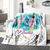 Rhythmic Gymnastics Home Customization Blankets Comfortable Soft Lightweight Multiseasonal Blanket For Picnics Sofas Offices Beds Living Rooms Perfect