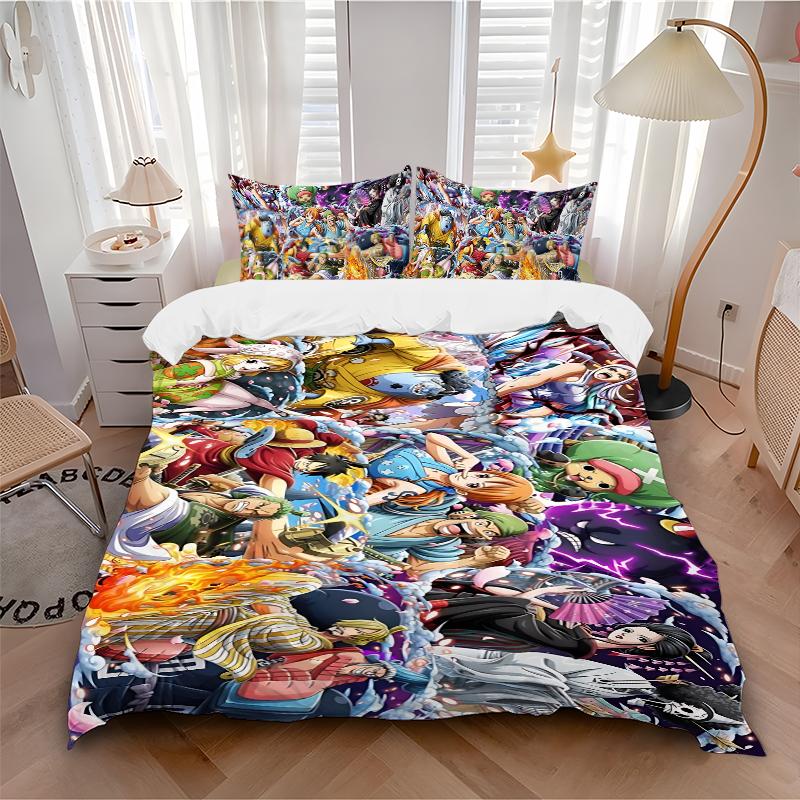 Adventure Fantasy Land Printed 3pcs Bedding Set Soft Microfiber 1 Duvet Cover And 2 Pillowcases Home Bedroom Decor Xmas Gift K1595