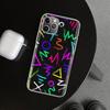 Simple Pattern Graffiti Phone Case Cover for iPhone 11 12 13 Mini 14 15 Plus 16 Pro Max 17 Air 7 8 + SE Art Customized Fundas 11