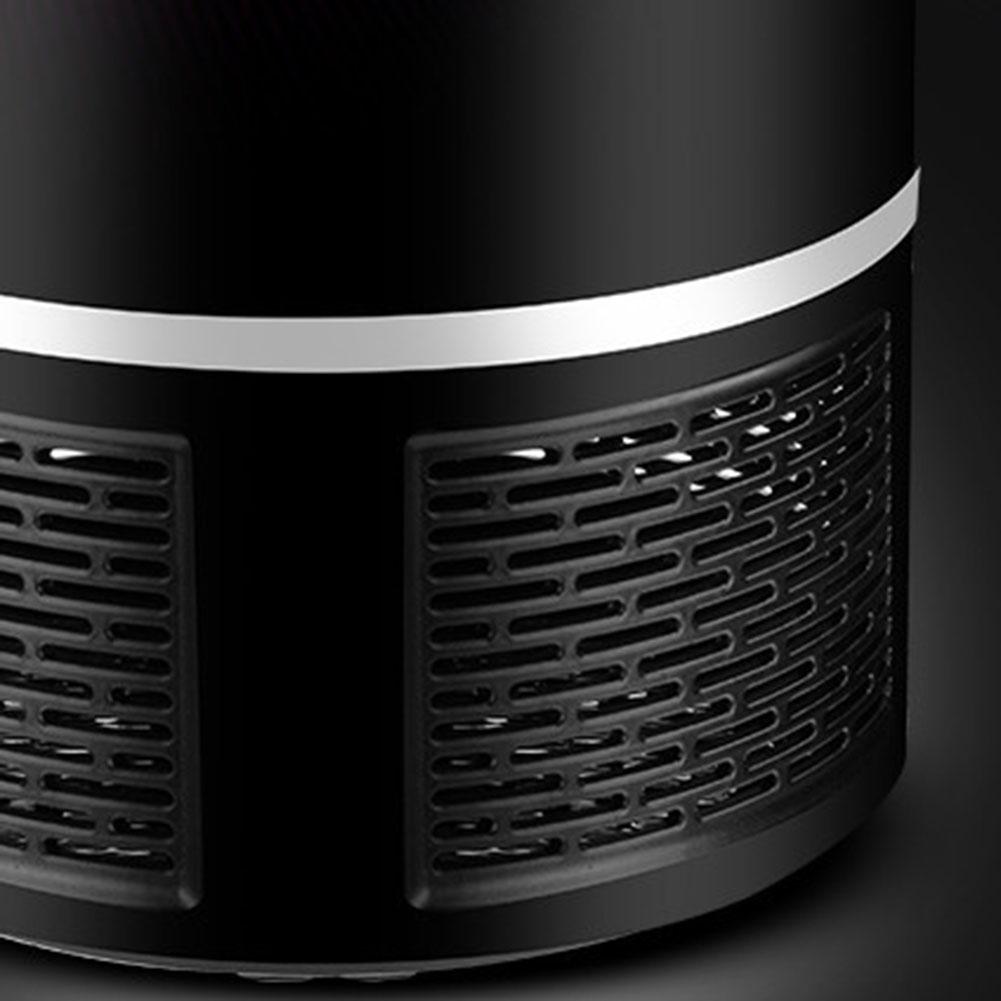 Mute Mosquito Killer Lamp USB Bug Insect Trap Radiationless Light (Black)