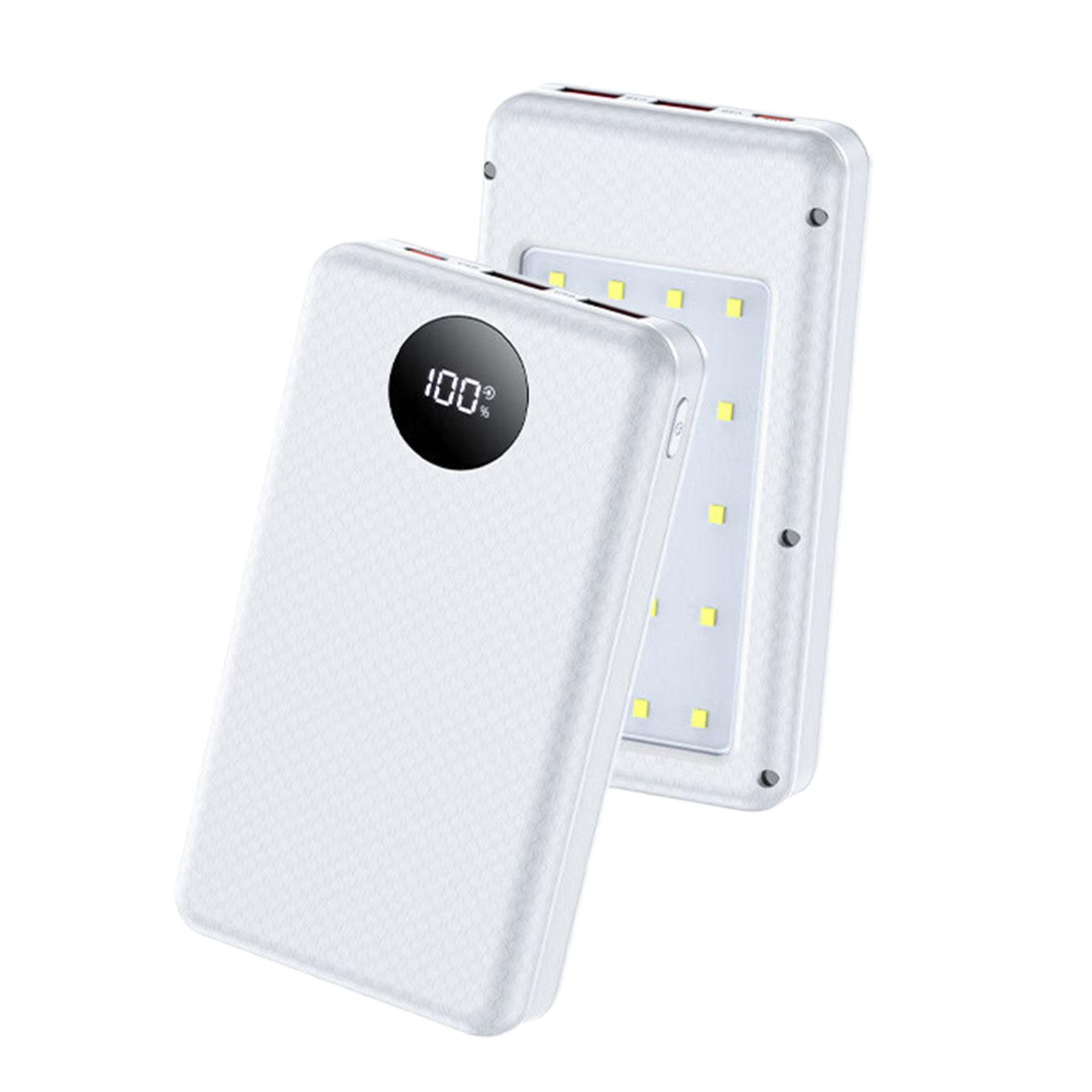 

Сделай сам корпус для зарядки 18650, USB-блок питания, освещение для кемпинга, поддержка PD22.5W/15w, беспроводная зарядка, без аккумулятора A белый