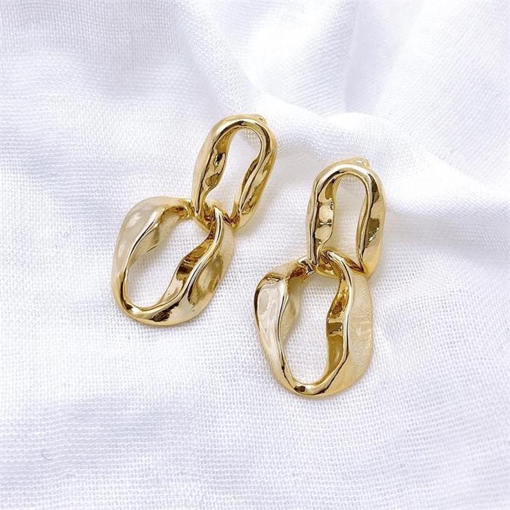 Maxi Antique Bold Unique Drop Earrings (7328401)