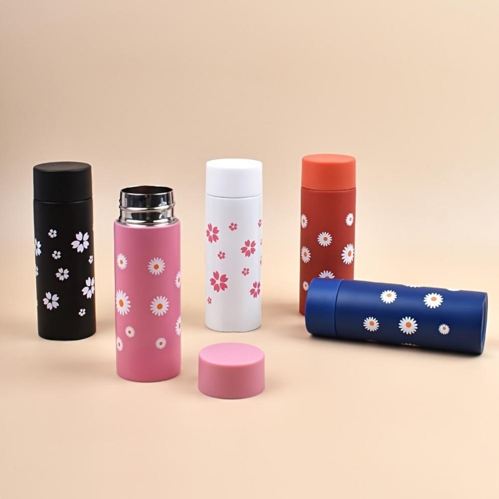 120ml mini 304 Stainless Steel Inner Portable Thermos Cup Vacuum Thermal Insulation Pocket Cup Small Water Bottle for Espresso