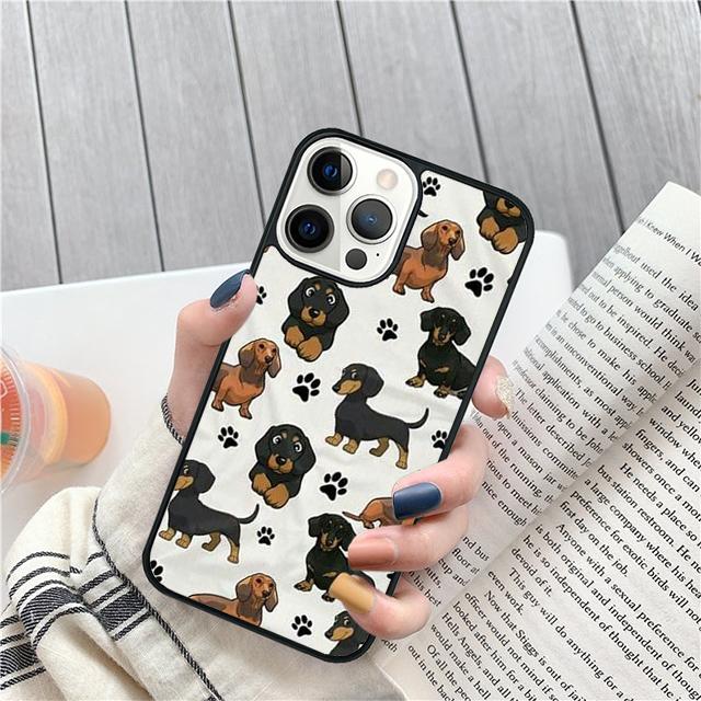 Dachshund Teckel Dackel Dog Coque Shell For iPhone 17 Air 15 16 14 13 12 Pro Max 11 Pro Max Plus Phone Case Cover