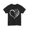 Pferdeshirt, Pferdegesicht mit Herz, Reitsport-Liebhaber, Damen Herren Shirt