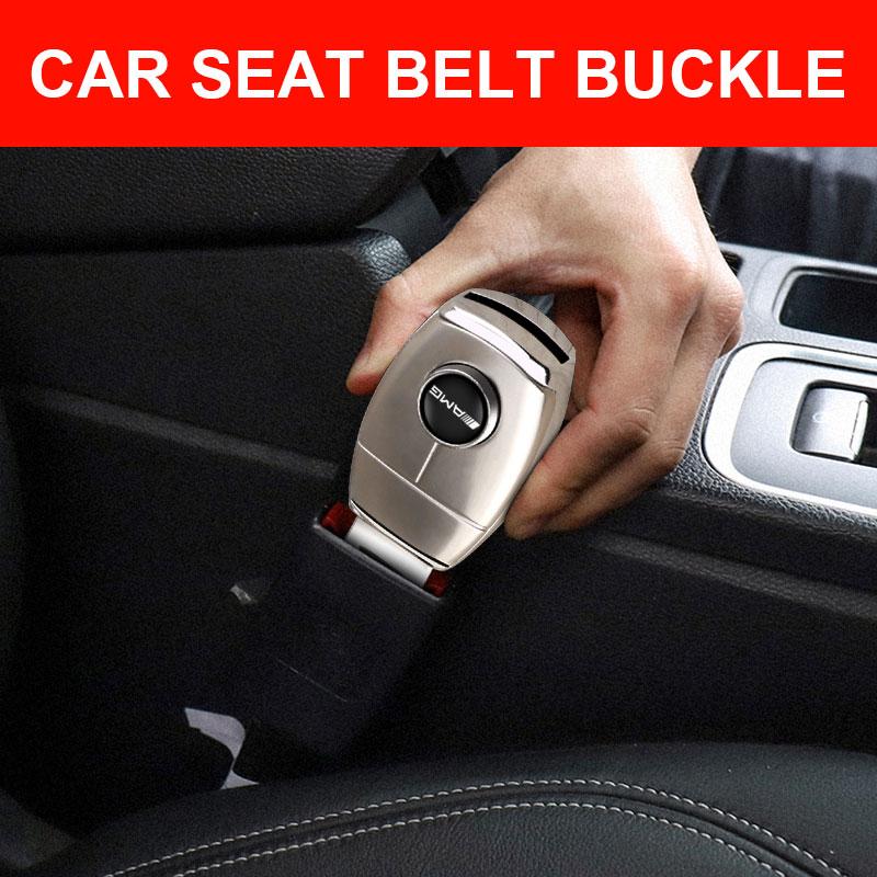 1/2Pcs Car Seat Belt Clip Extension Plug Buckle Car Accessories For Mercedes Benz AMG W204 W205 W212 W213 W222 x153 W176 W177 Keychain Accessory