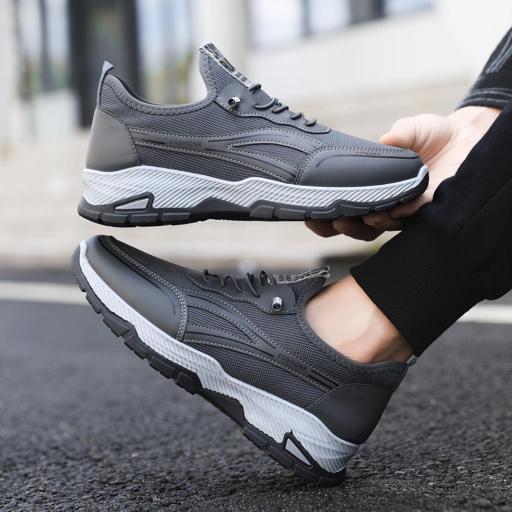 Trend versatile men's summer casual shoes lightweight and comfortable men's shoes spring and autumn travel shoes outdoor lace-up trendy men's shoes