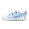Court Vision 1 Little Emotions Slip Resistant Abrasion Resistant Low Top Skateboard Shoes Men's White Blue DH2987-101(Team459-)