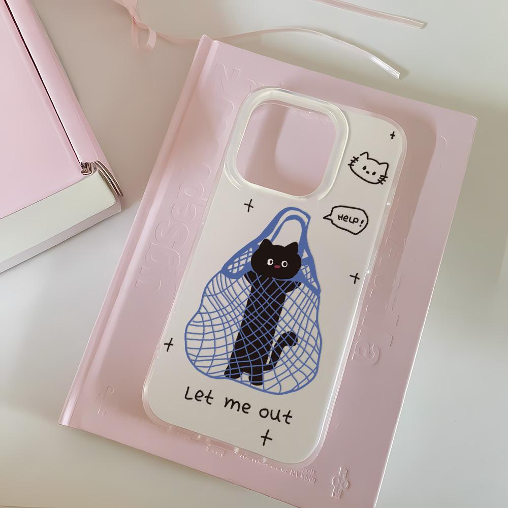 Painted Phone Case for iPhone 12 13 15 16 iPhone 16 12 13 14 15 Pro  14 15 16 Pro Max Coverage Shockproof Anti-Fingerprint Fresh Style Protective Case