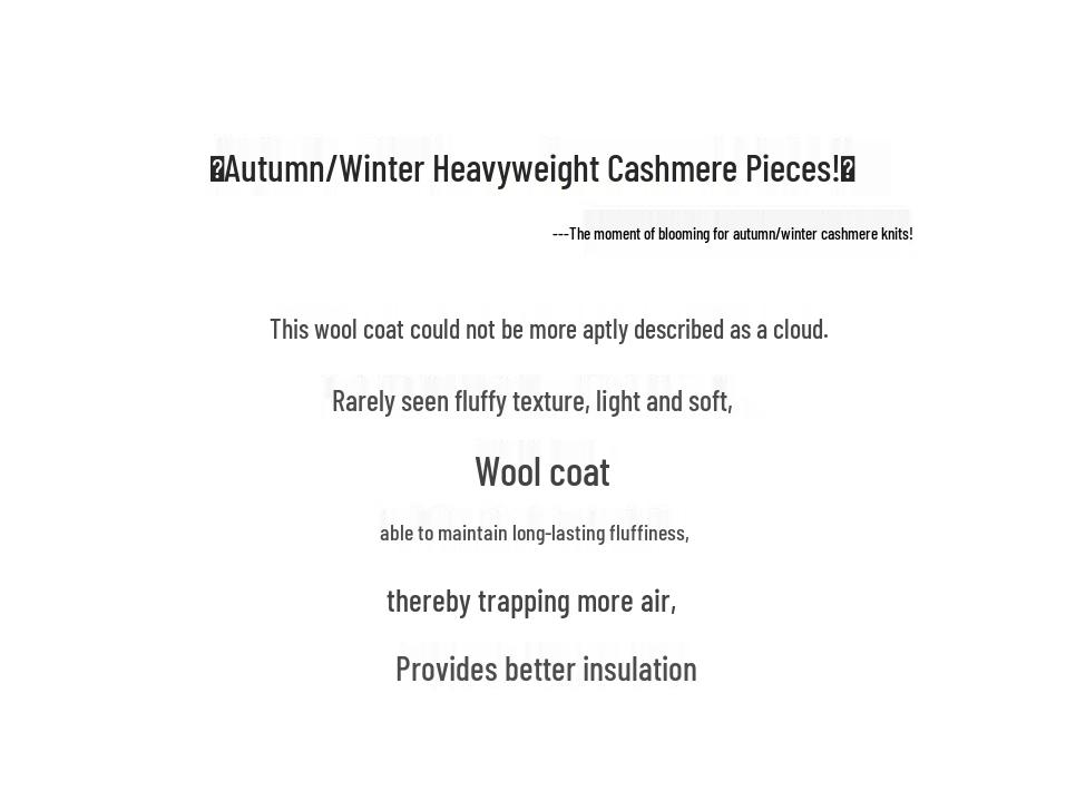 Women's Petite Double-Breasted Wool Cashmere Coat - Autumn/Winter Suit Collar Overcoat