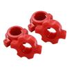 4Pcs Nonslip Dumbbell Hexagonal Nut Plastic Spinlock Collars Dumbbell Rod Nut Training Sports Accessories Enduring