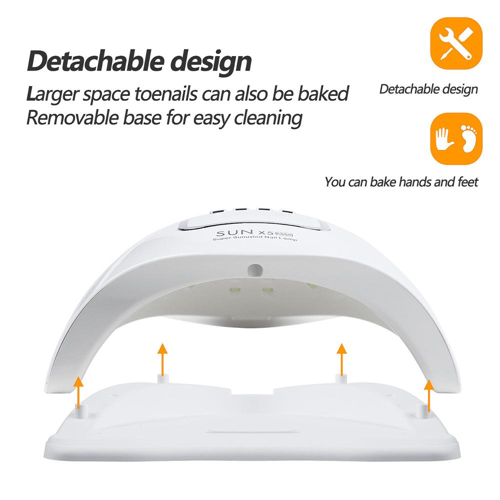 UV LED Nail Lamp and Gel Nail Dryer - X5 MAX Fast Curing Equipment for Salon Use