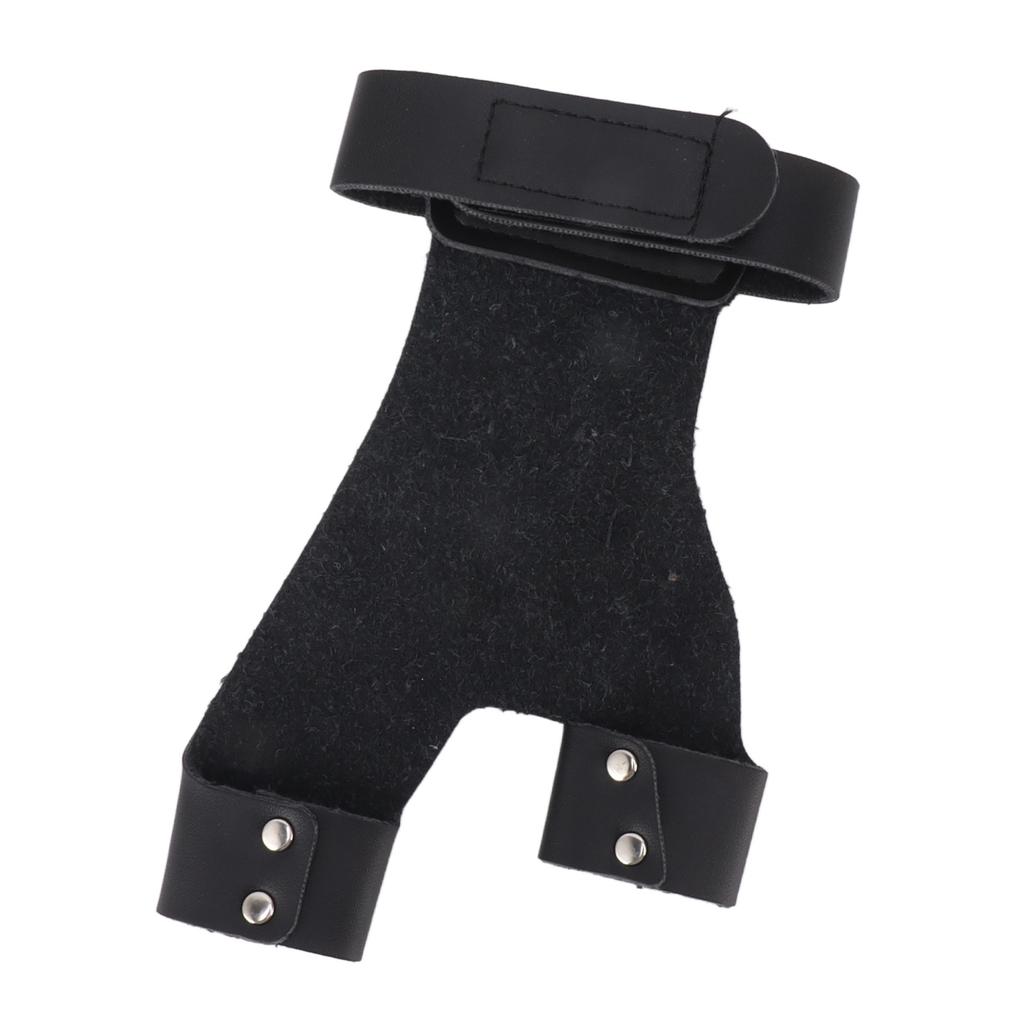 Archery Hand Guard Protector Artificial Leather Comfortable   2 Finger Archery Protective Glove for Archers
