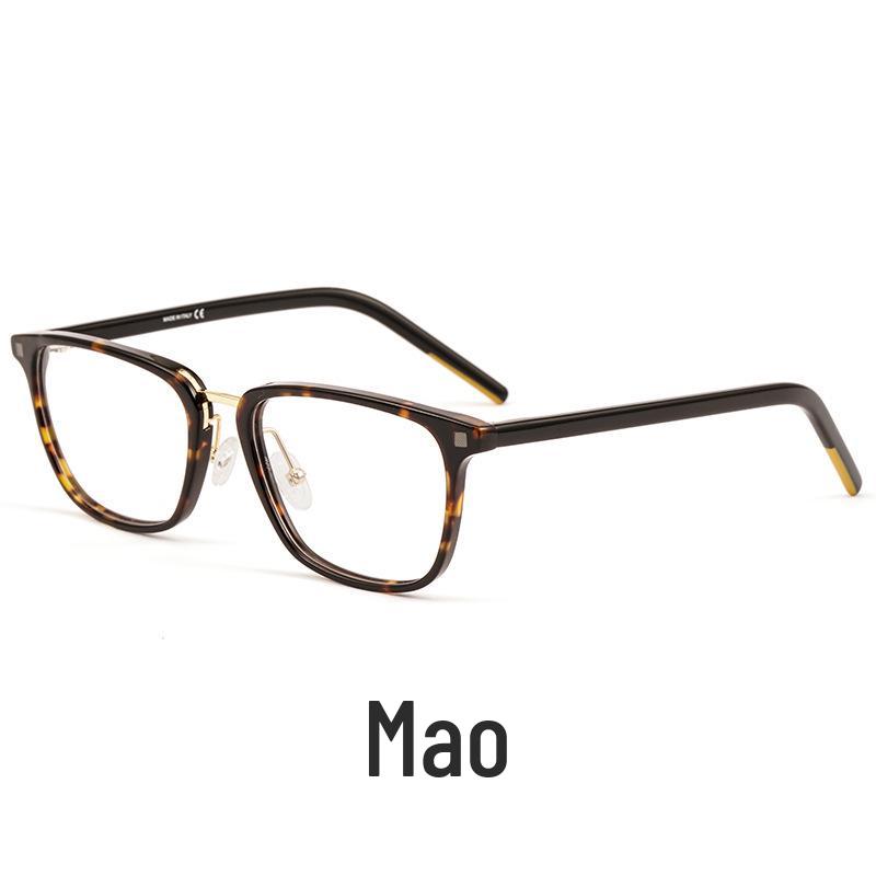 

Men s Retro High-Quality Black Acetate Square Eyeglass Frame