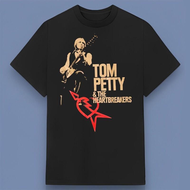Tom Petty and the Heartbreakers Unisex T-Shirt Retro Gift for Fans All Size S-4X M
