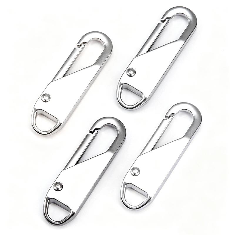 4/8Pcs Reusable Detachable Zipper Pull Replacement Tool Free for Jackets Bags Luggage Winter Coats Purses