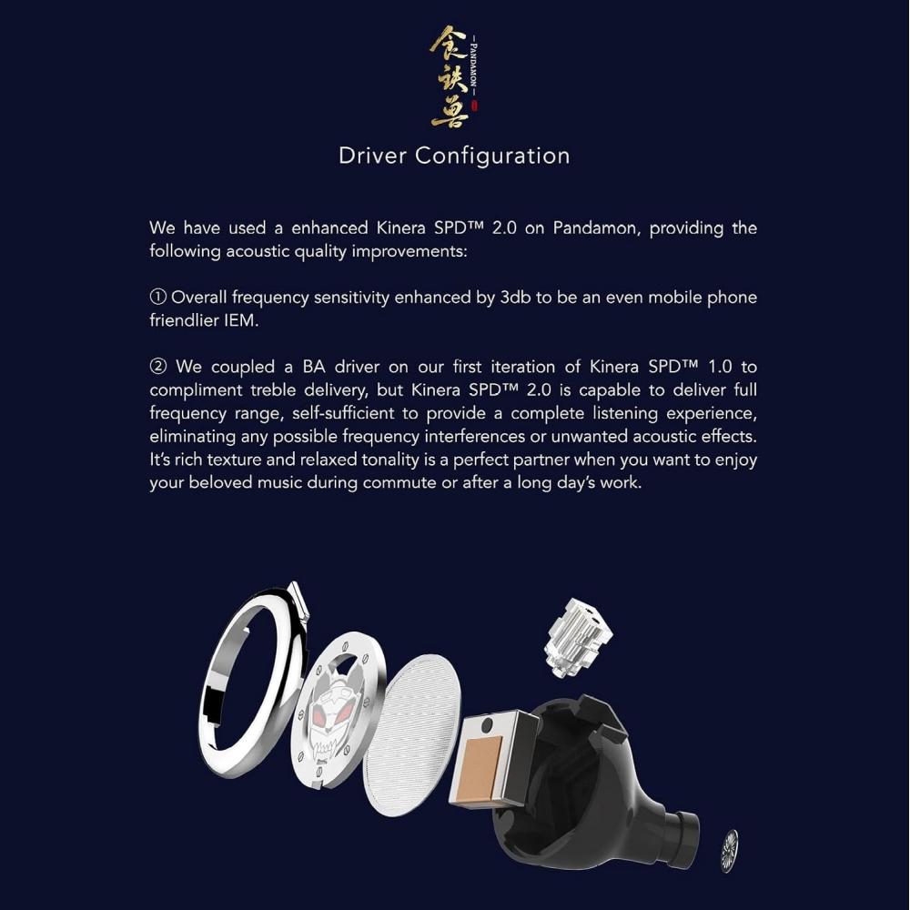 Hifigo 10mm Square Planar Driver In Ear Monitor  kInera Celest Pandamon