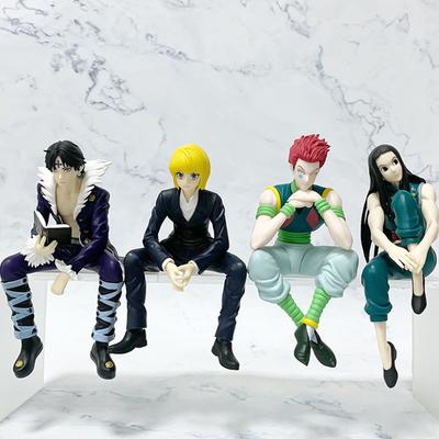 6pcs Anime Hunter × Hunter Pvc Model Phantom Troop Cool Raika Gyarados Mirage  Jijiji Kuroro, And Goku Statue Collectible
