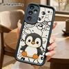 Phone Case: 2D Flat, Suitable for Samsung Galaxy A34 A35 M05 M06 S20 S22 S21 FE Plus 5G Protective Case, Little Penguin Sitting, Perfect Holiday Gift 