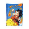 DBZ Goku Pattern Blanket Anime Characters Plush Funny Warm Throw Blanket for Coverlet Spring/Autumn,