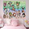 Japan Anime Tokidoki Chart Tapestry for Living Room Home Dorm Decor Art Home Decor