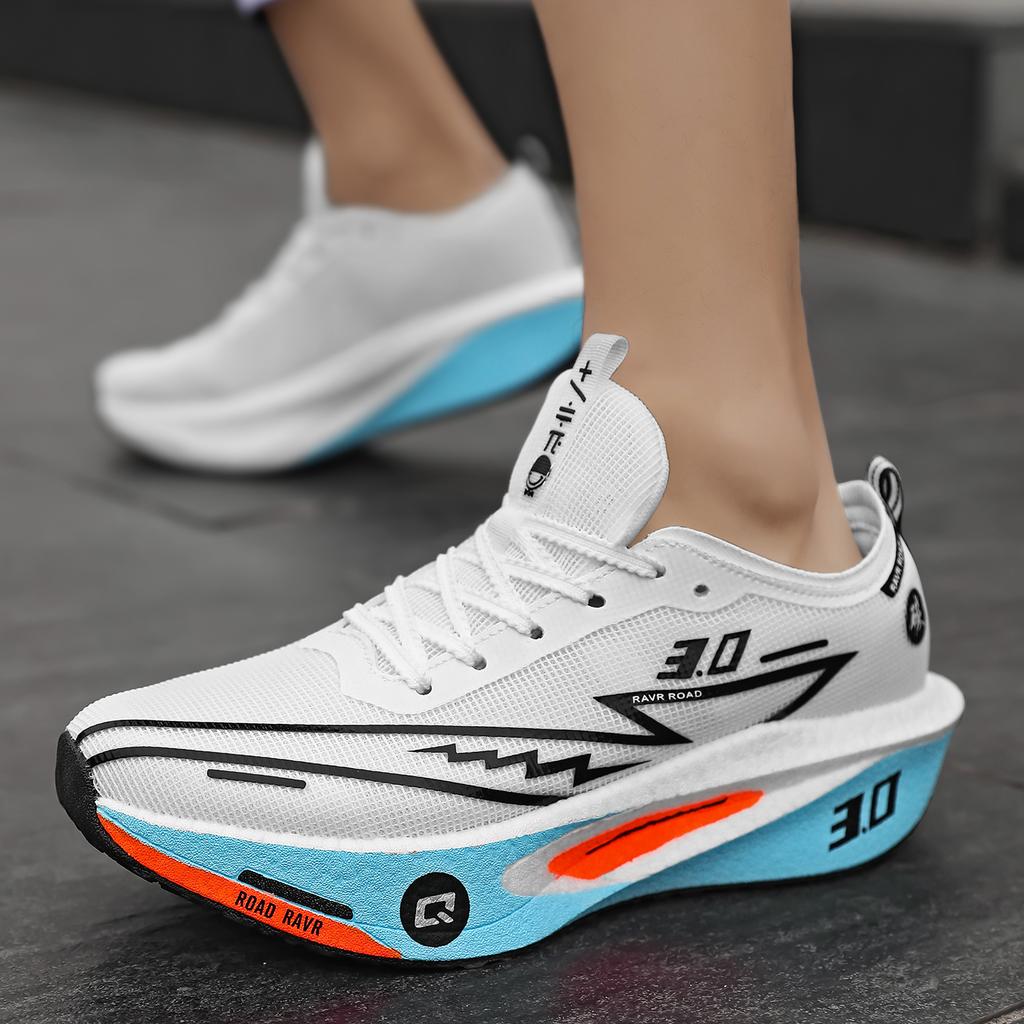 Nuove Scarpe da Corsa Uomo Specialità Maratona Uomo Sportive Leggere Piastra in Carbonio Donna Comode Atletiche Antiscivolo Sneakers