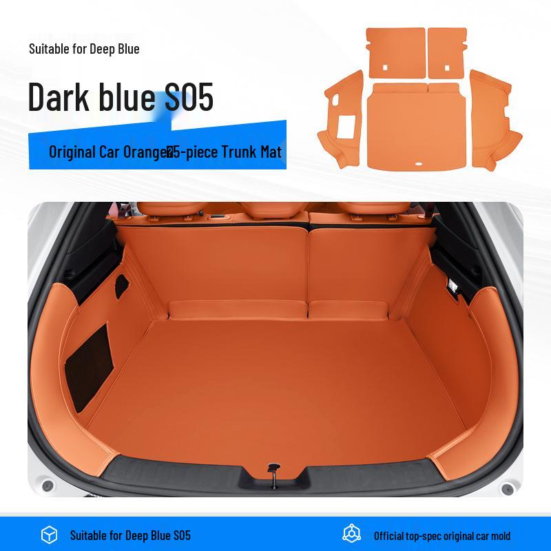 Tiefblau S05 Kofferraummatte & Aufbewahrungsbox für Auto-Innenraum-Modifikation