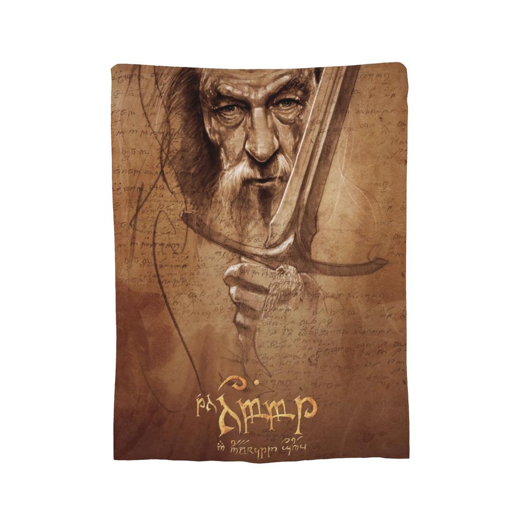 L-Lords Of The R-Rings Blankets Fleece Spring/Autumn  Portable Soft Throw Blankets for Bedding Travel Quilt