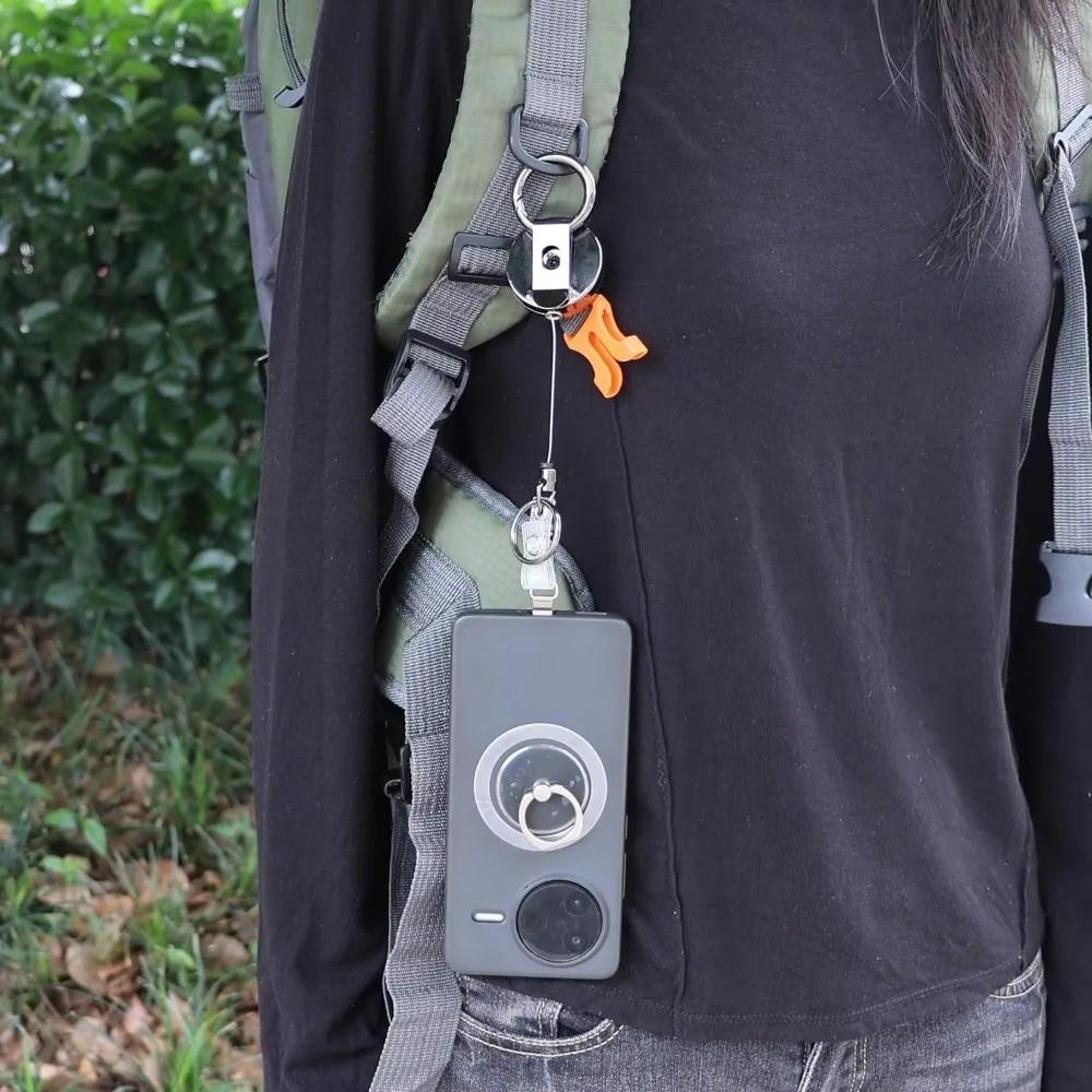 Anti-Drop Phone Holder Lanyard Anti-Theft Retractable Keychain Anti-Theft Lanyard Cycling