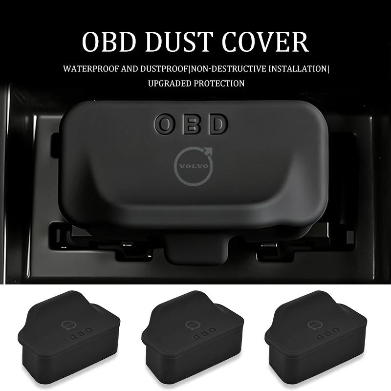 Car OBD Interface Liquid Silicone Diagnostic Port Anti Dust Cover For Volvo XC90 XC60 C30 S60 C70 XC40 V40 XC70 V70 V60 S80 S90