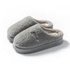 Fleece-Lined High-Heeled Home Slippers