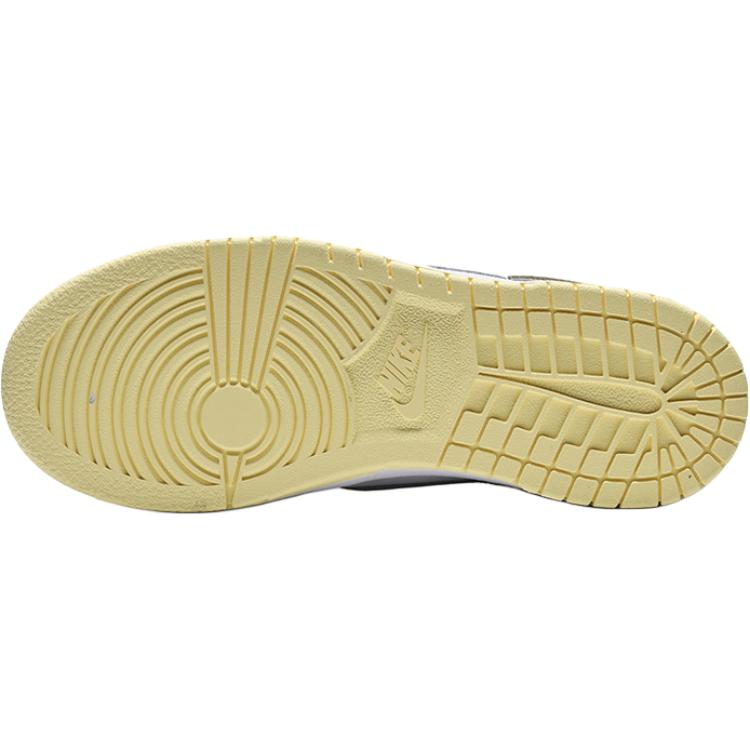 Nike Dunk Fashionable Comfortable Durable Low-Top Kids Skate Shoes Kids Sneaker Yellow FB9108-126