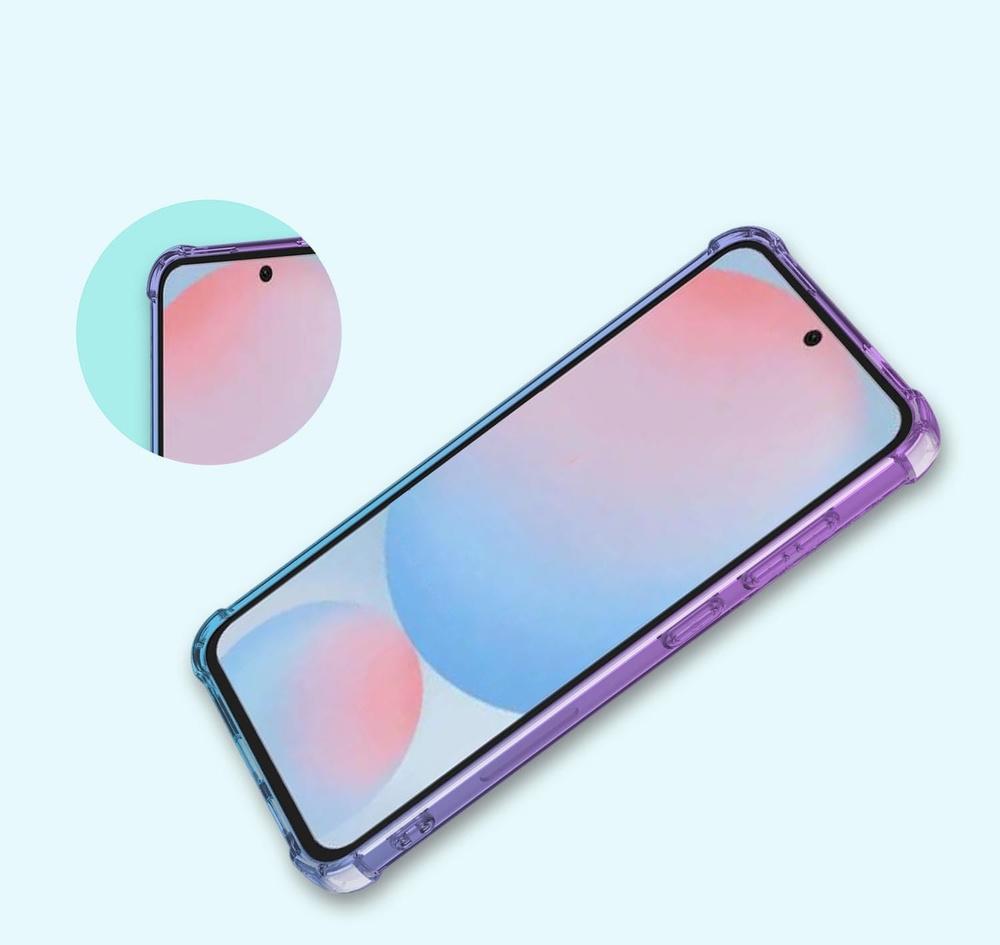 Gradient Dropproof Case for Samsung Galaxy A56 5G, Purple/Blue