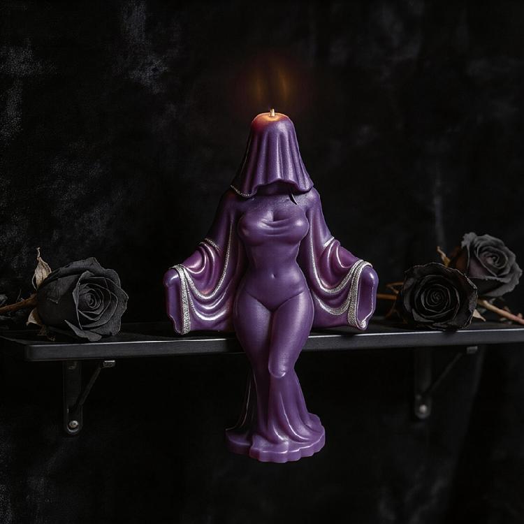 Shade Bride Figurine Silicone Molds Easy Demold Heat Resistant Multipurpose Silicone Mould for Epoxy Resin Candle Soap Making