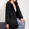 Fashion Women's Sweatshirt Pocket Zipper Long Hoodie Casual Jacket