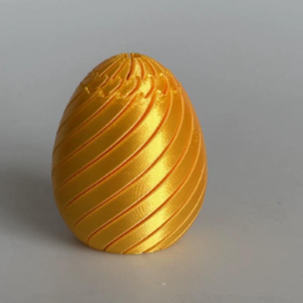 Twisty Fidget Egg 3D Printed Slippery Egg Fidget Easter Egg Toys Basket Stuffers Rotating Fidget Puzzle Toy For Stress Relief