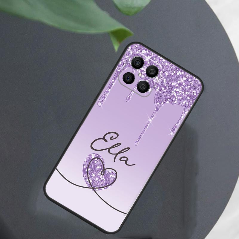 Shinee Hearts Custom Name Initials For Huawei Honor X9a X7 X8 X9 50 70 P20 P40 P30 Lite Mate 50 Pro Nova 5T P Smart 2021 Case