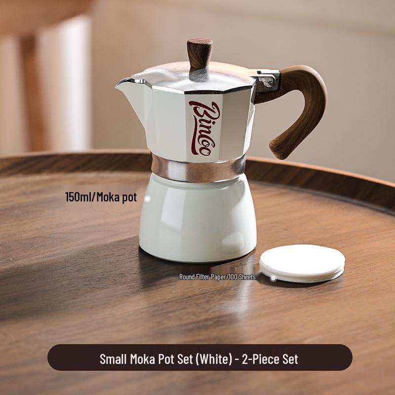 Bincoo Elektrický moka konvička Espresso kávovar - Malý italský kávovar pro domácnost