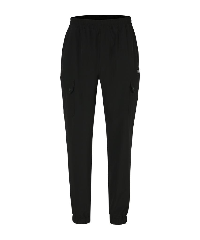 HUMMER H2 Woven Tech Elastic Banding Jogger Pants Black