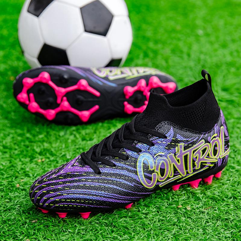 New Men Soccer Shoes Football Boots High-quality Indoor Sports Shoes Outdoor High Ankle Non-Slip Ultralight Futsal Non-Slip
