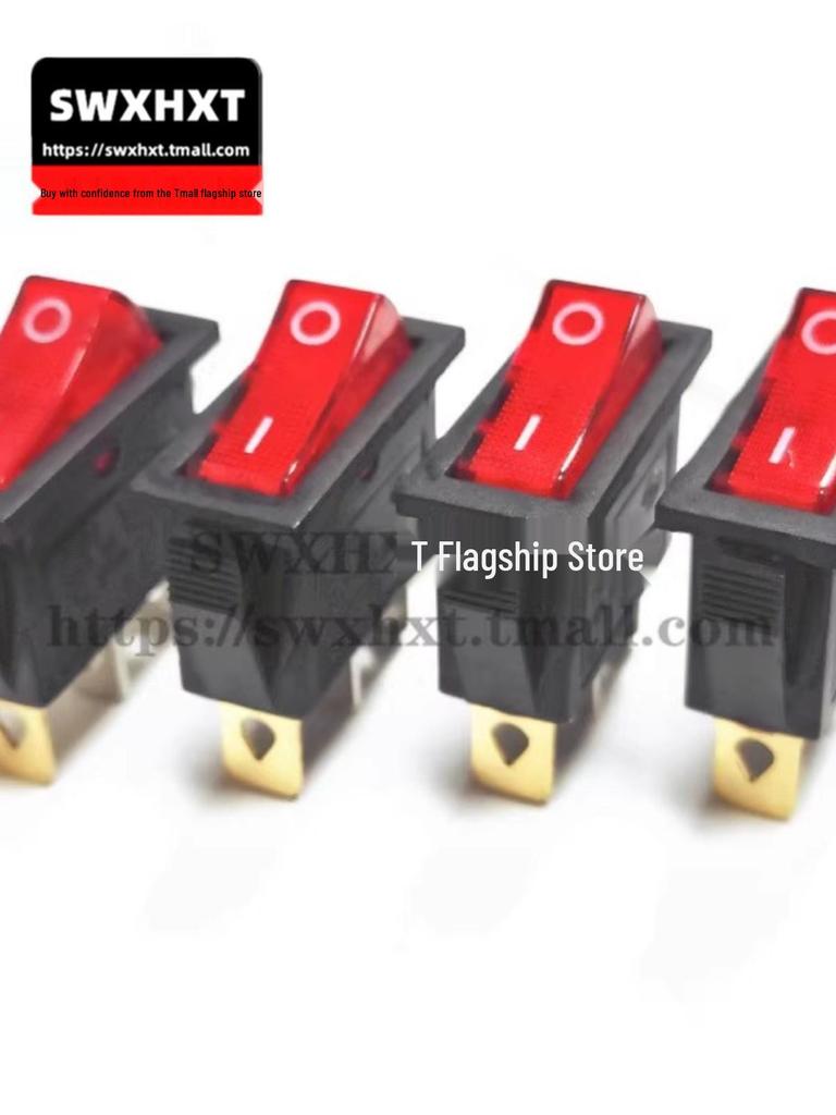 2100W Multifunction Electric Cooker Switch with Light - Hot Pot & Frying Pan KCD3 Rocker Button