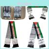Premium Quality Palestinian Flag Scarf Shawl Satin Weave Ideal For Weddings Customizable Option Available