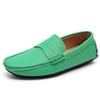 Handmade Genuine Leather Shoes Men Loafers Comfortable Casual Driving Shoes Moccasins Men Flat Shoes