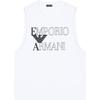 Cotton Logo Print Round Neck Sleeveless Vest Men Tops EM000572-AF20434-U0002