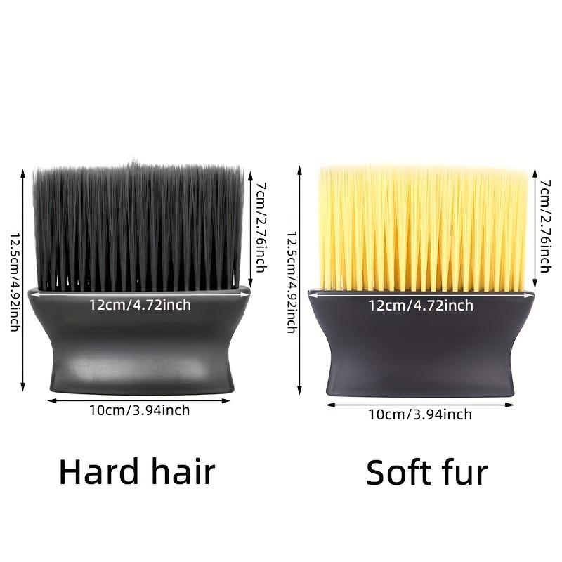 2-in-1 Car Detailing Brush Set, Soft Yellow & Stiff Black Bristles,  for Dashboard, Air Vents, Button Detailing, Auto Interior Cleaning Tools