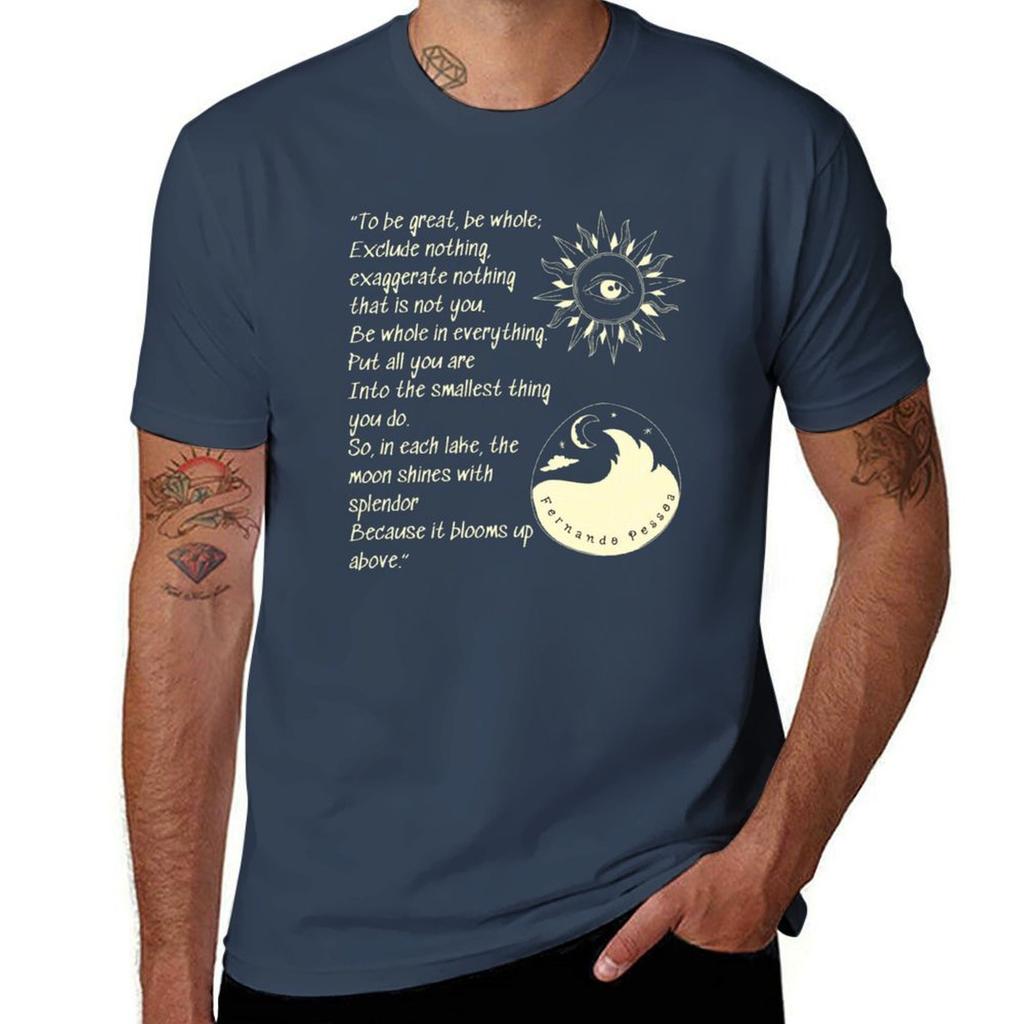 Fernando Pessoa quoteTo be great be whole TShirt Lightweight Running TShirt