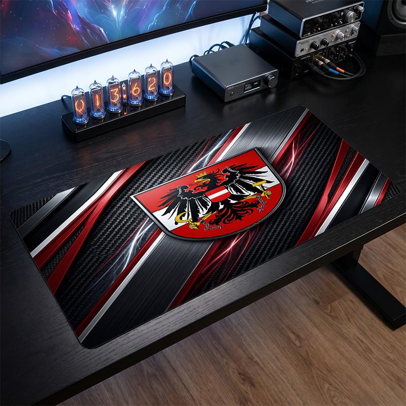 Austria Football Crest Mouse Pad, Extended Non Slip Rubber Desk Mat for Gaming Office Laptop Fan Gift