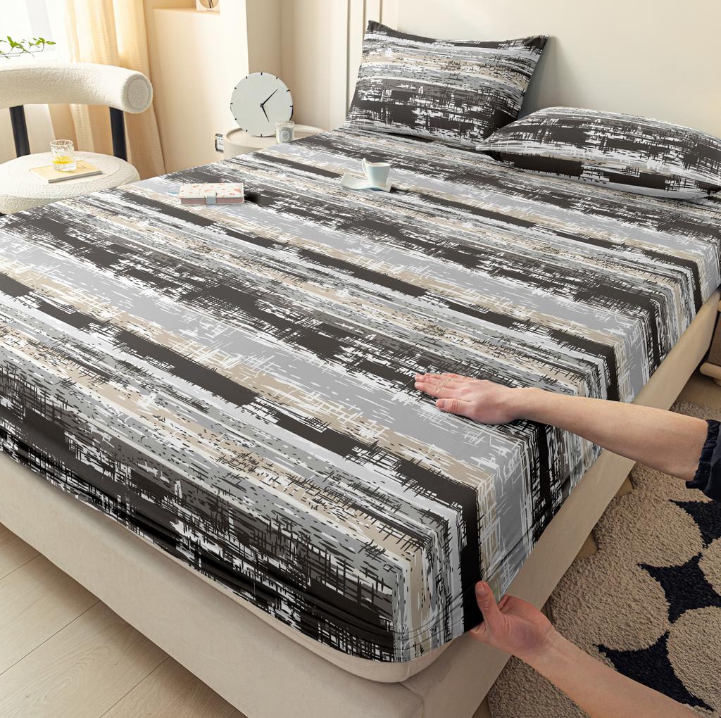 3 Piece Set, Single Bed Head + Two Pillow Cases (No Core) Suitable For All Seasons, Dust-Proof Bedspread Bedding