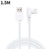 66W 6A High-speed Charging Data Cable USB Type C 90 Degree Elbow Charger Wire Cord for Samsung Huawei Xiaomi Android 2M/1.5M/1M