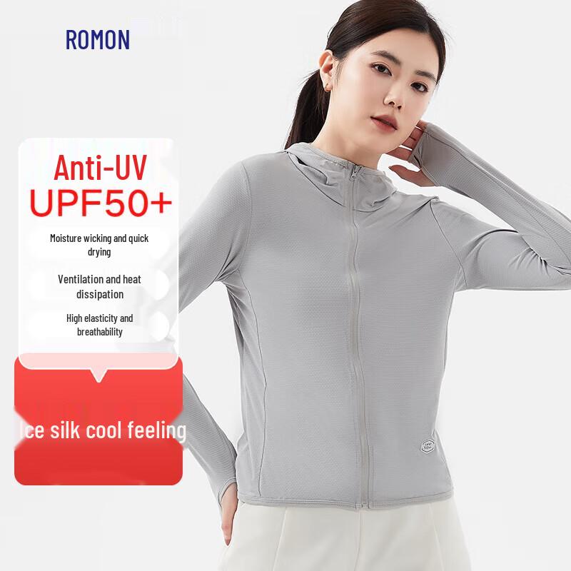 

Romon Women s UPF50+ Quick-Dry Sun Protection Jacket L